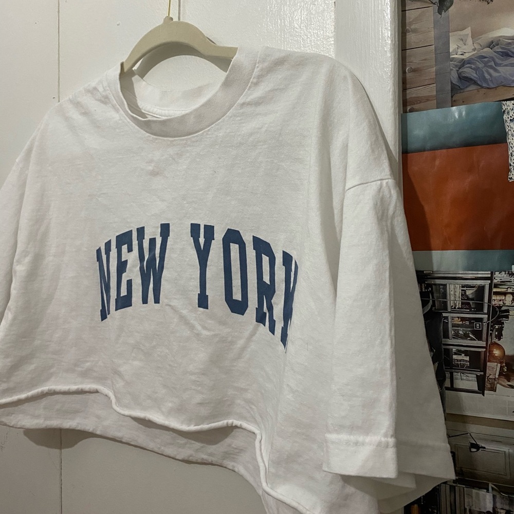 Brandy Melville cropped Aleena t shirt